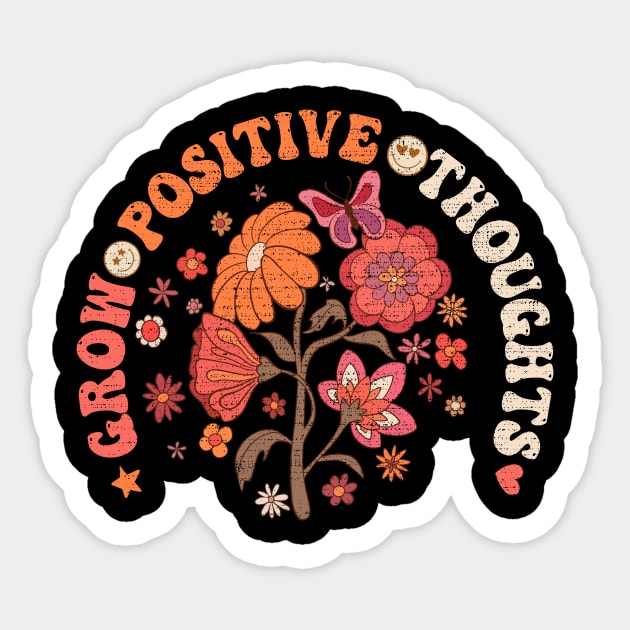 Grow Positive Thoughts Plants lover Sticker by marisamegan8av